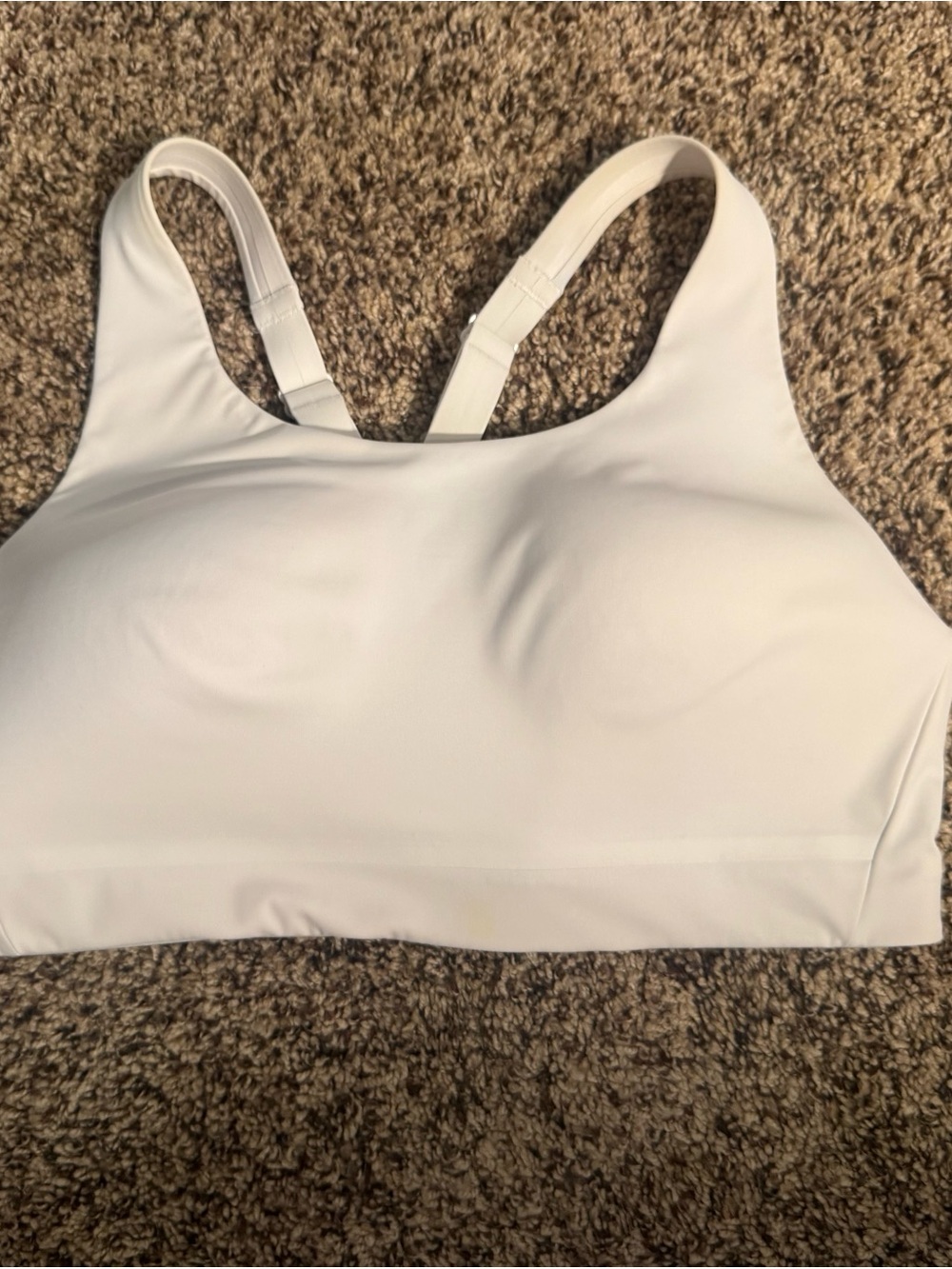 Athleta White Sports Bra - 36C
